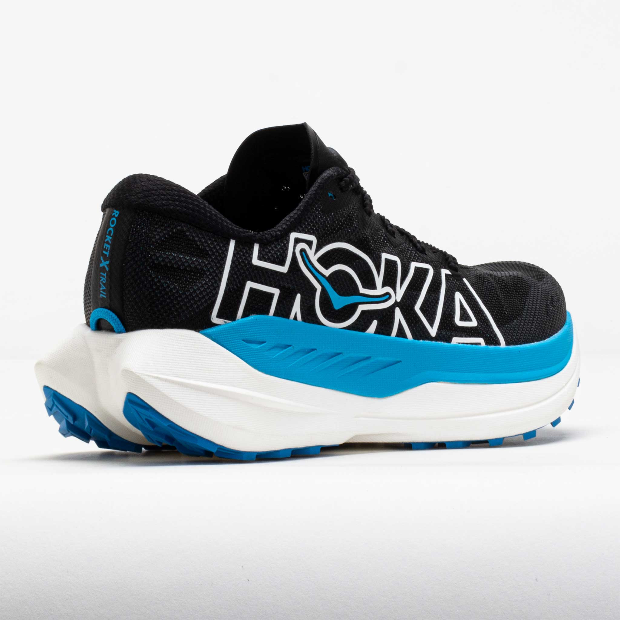 HOKA Rocket X Trail Men's Black/Skyward Blue - 6