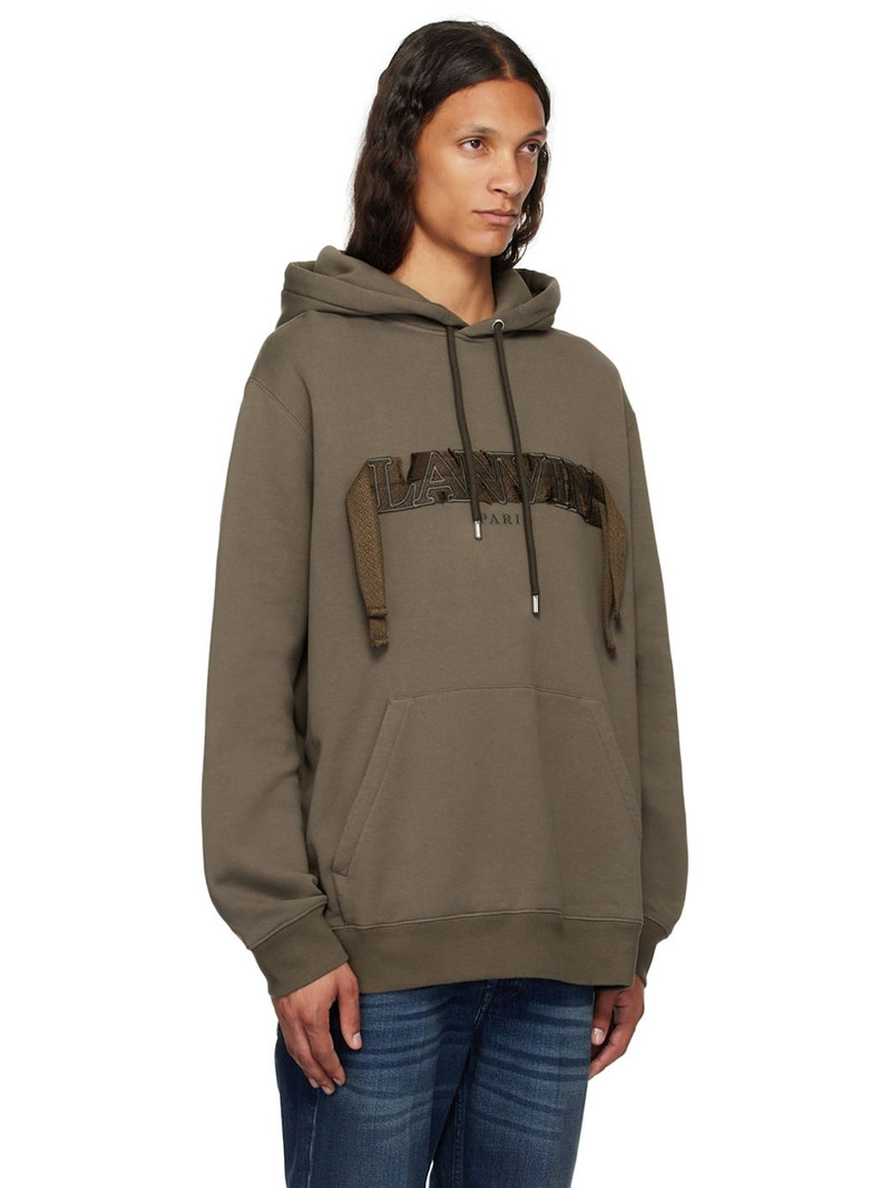 Taupe Curb Lace Hoodie 2