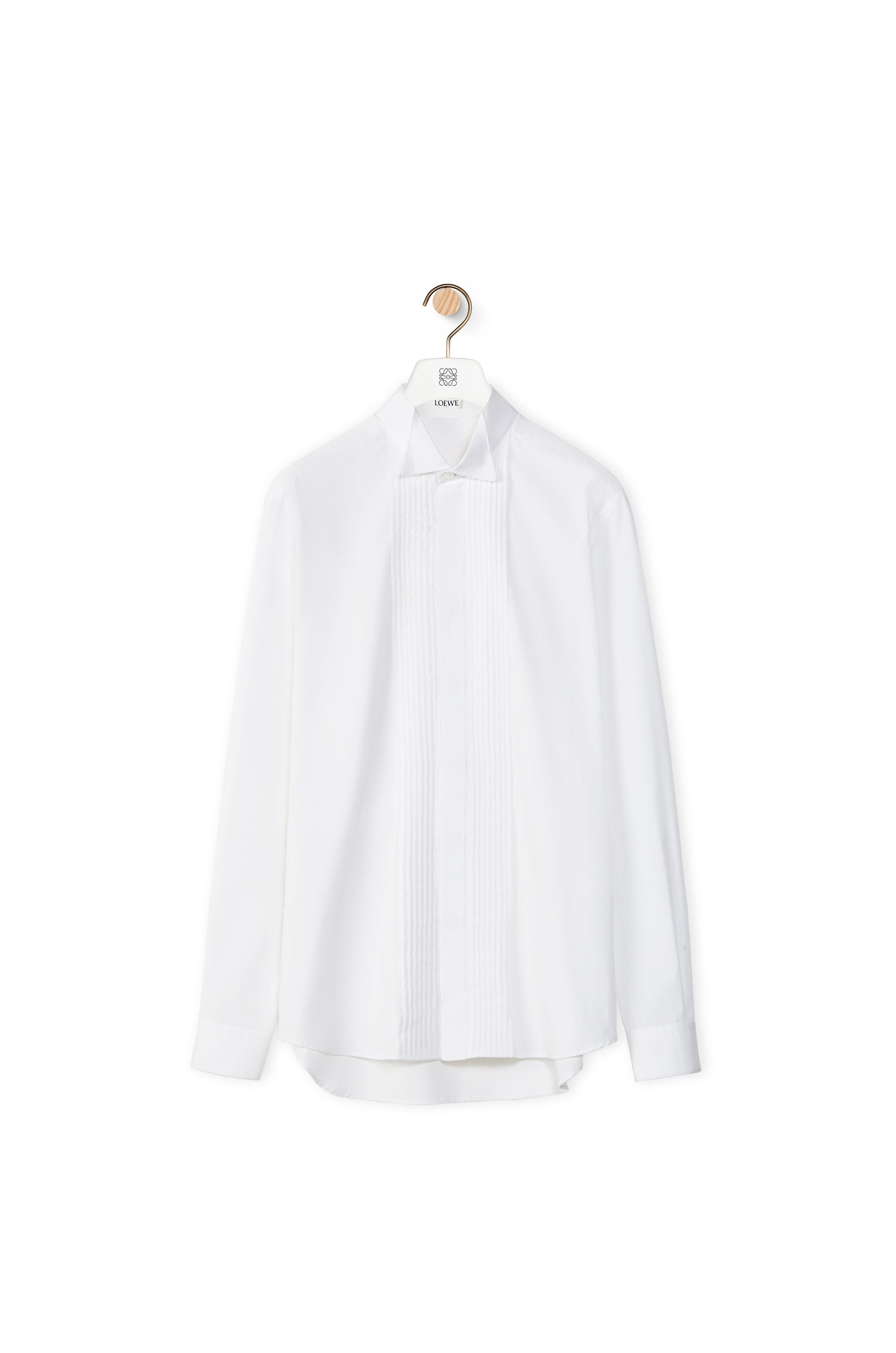 Wing collar shirt in cotton - 1