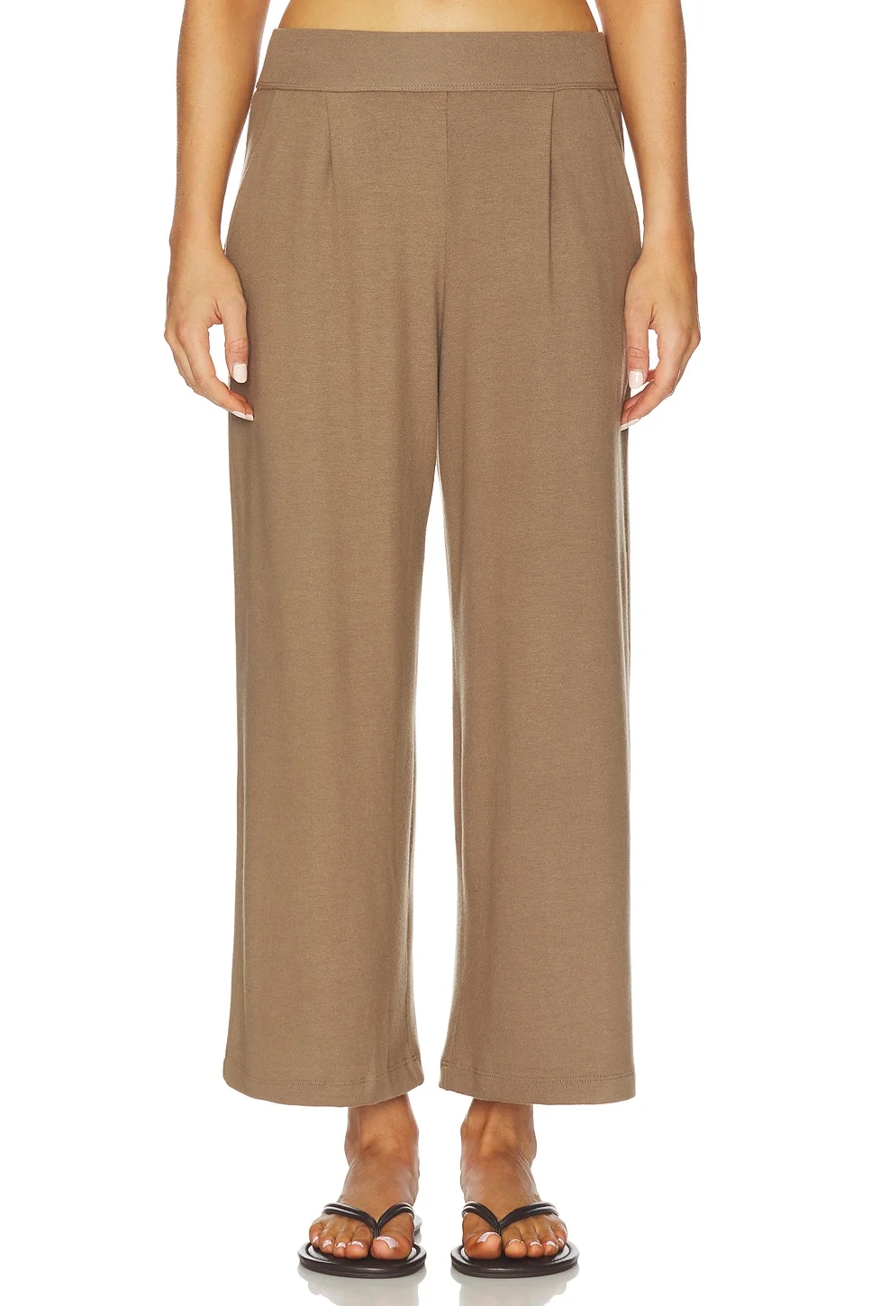 Lauren Crop Pleated Pocket Pant - 1