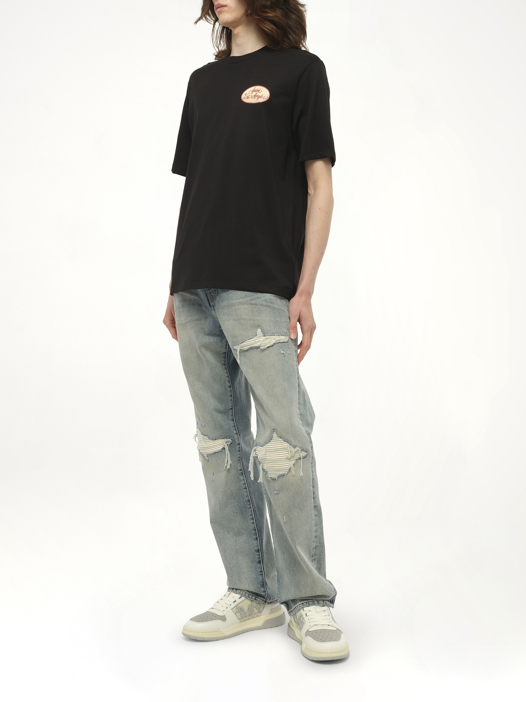 Station Patch T-Shirt in Black - 4