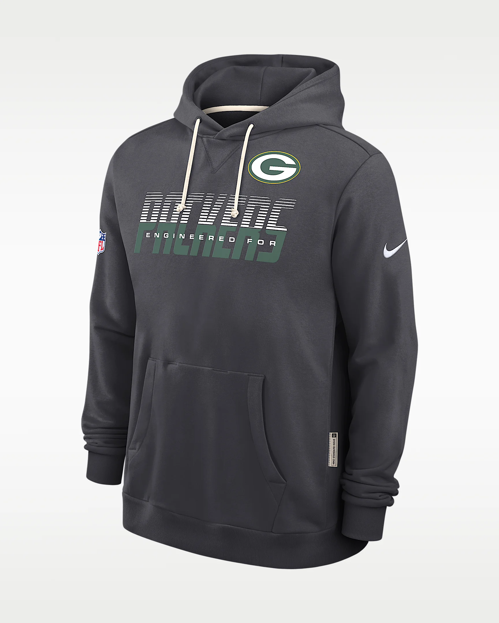 Green Bay Packers Sideline Standard Issue Men's Nike Dri-FIT NFL Pullover Hoodie - 1