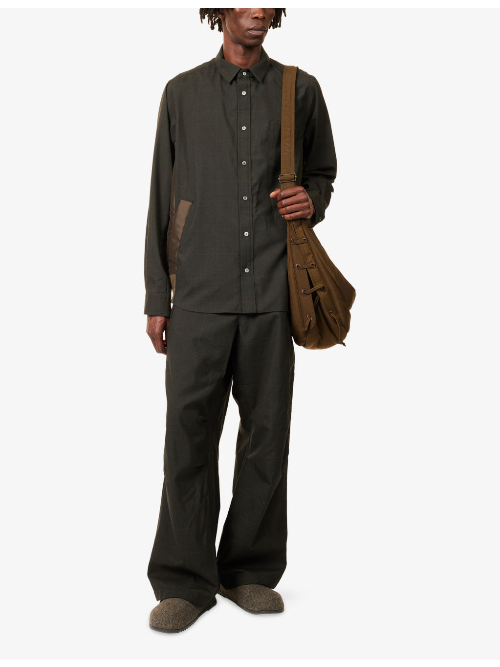 Glen Checked Wool-Blend Shirt - 2