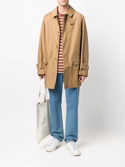 Mackintosh TORRENTIAL collared raincoat outlook