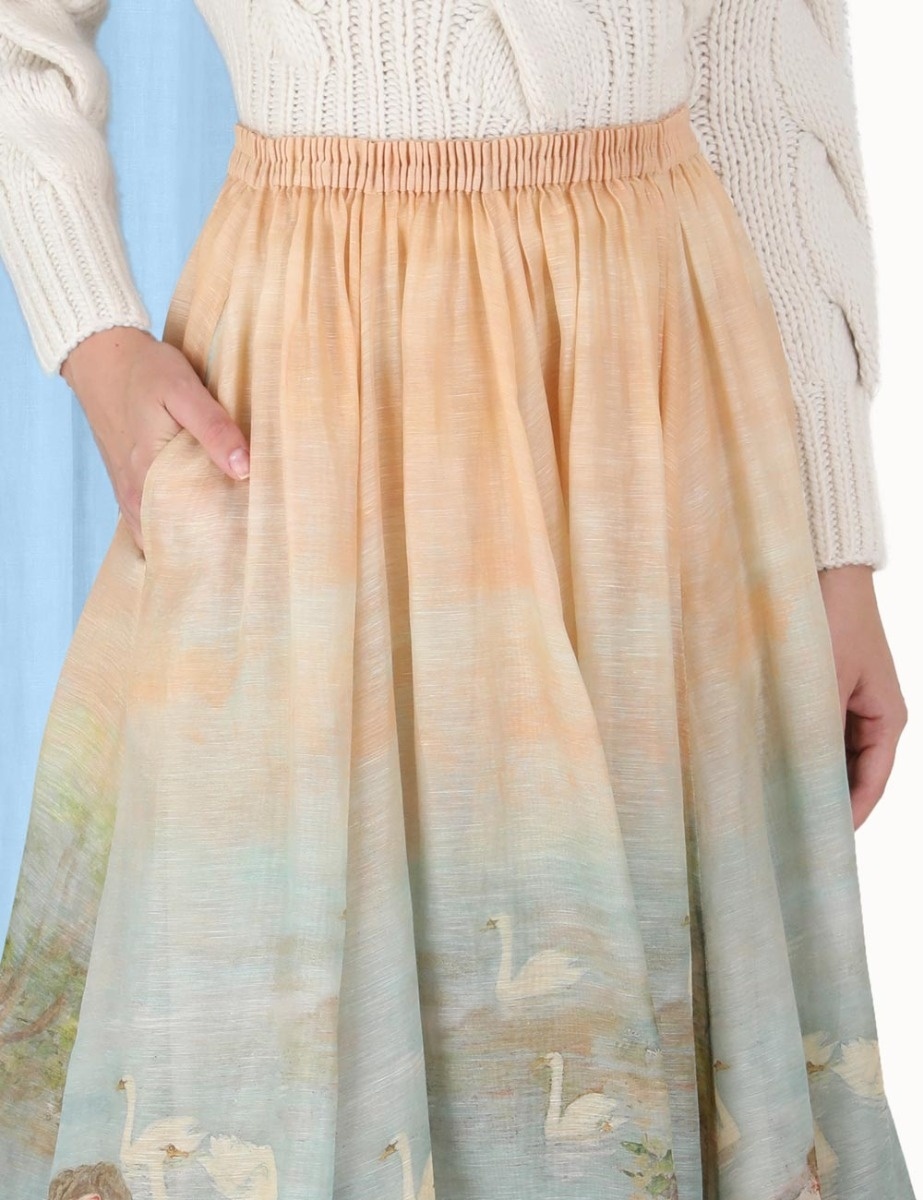 LUMINOSITY RUCHED MAXI SKIRT - 5