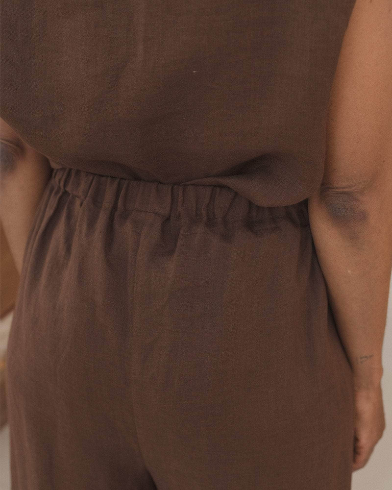 Sepia Top - Fine Linen and Lace 8