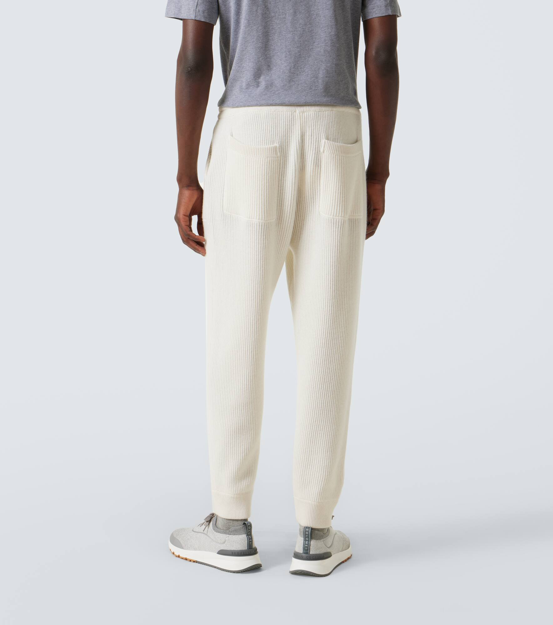 Cashmere-blend sweatpants - 4