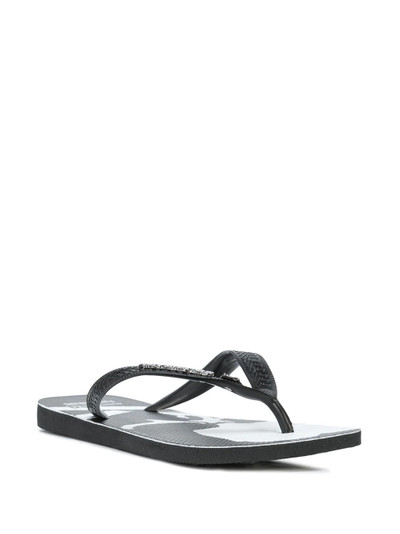 MASTERMIND WORLD Top two-tone flip-flops outlook