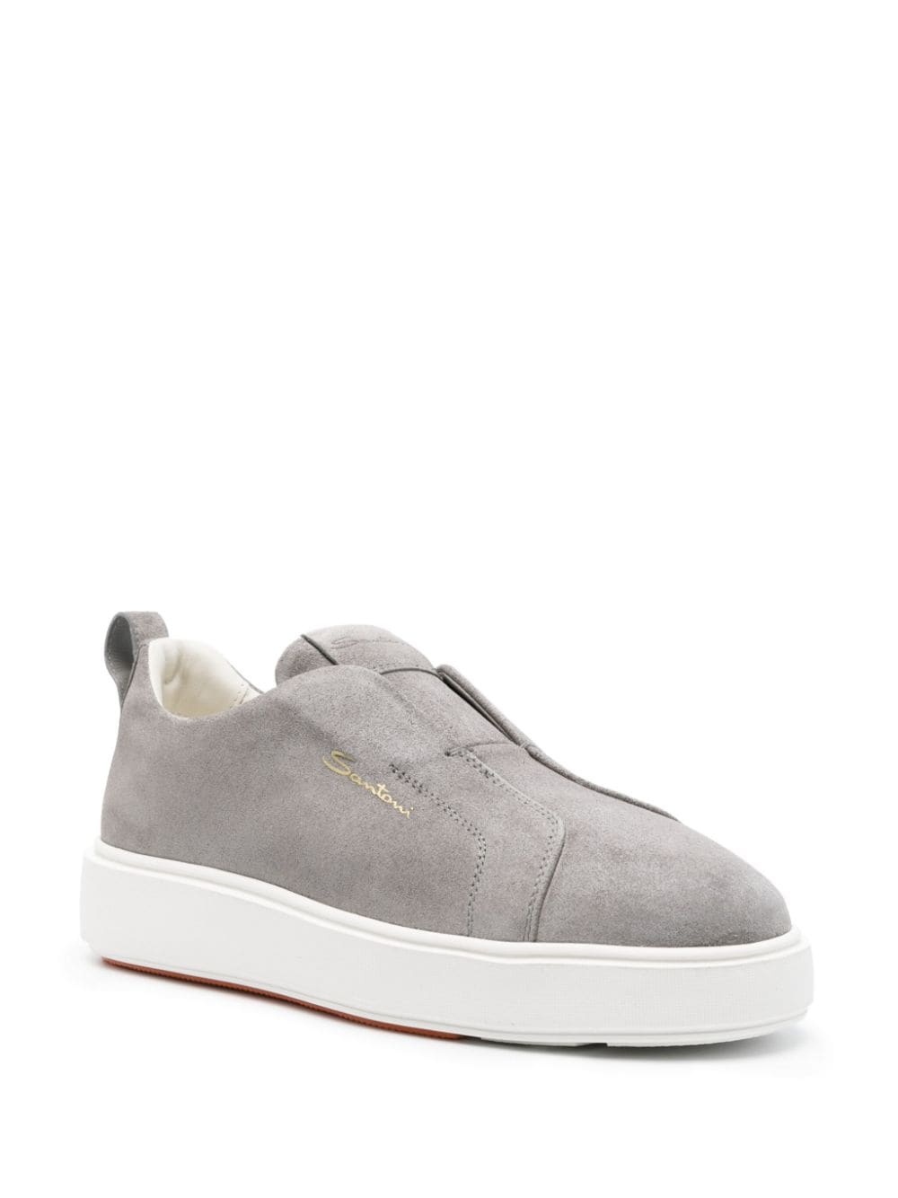 slip-on suede sneakers - 2