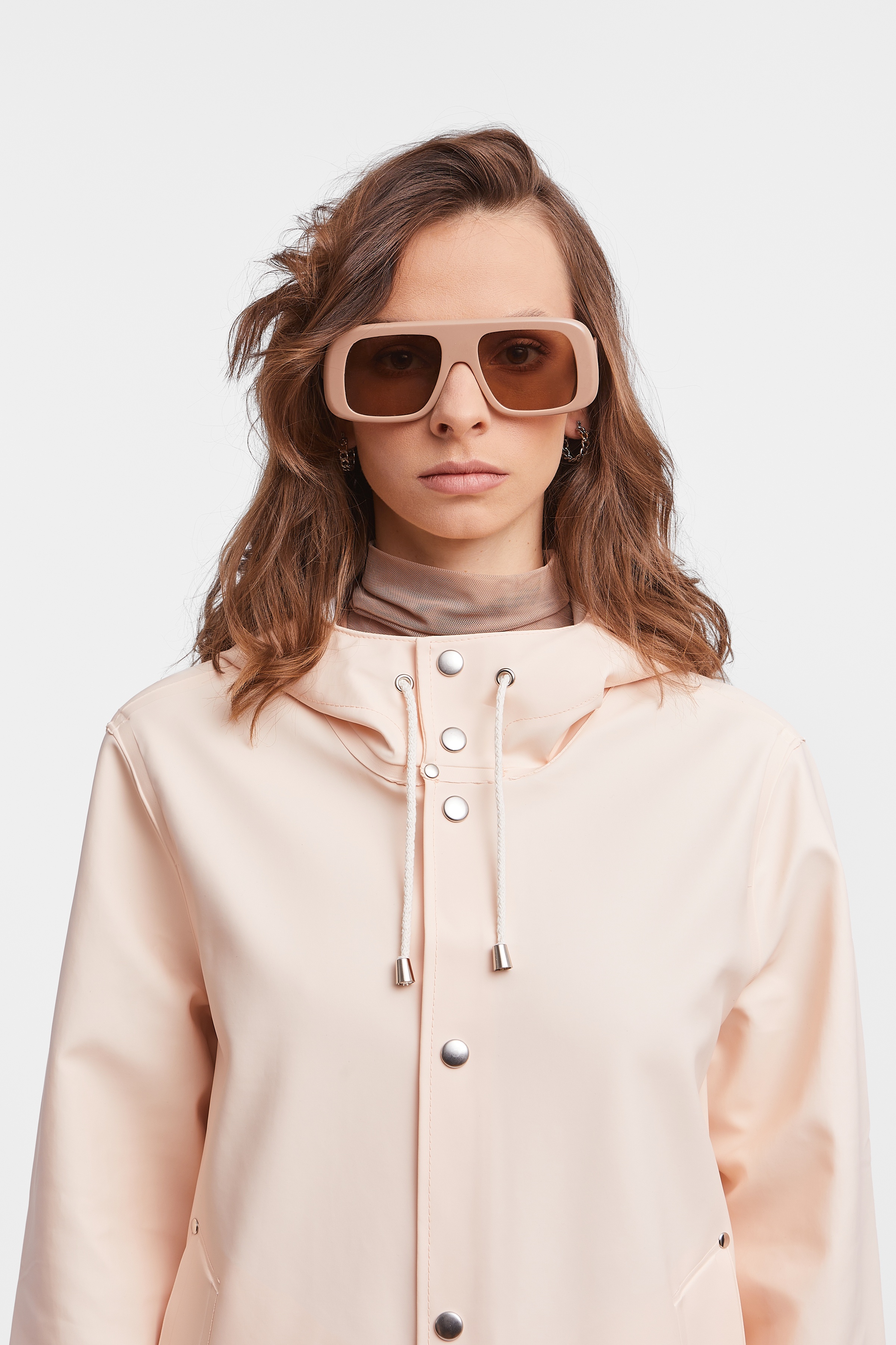 Stockholm Women Raincoat Peach - 7