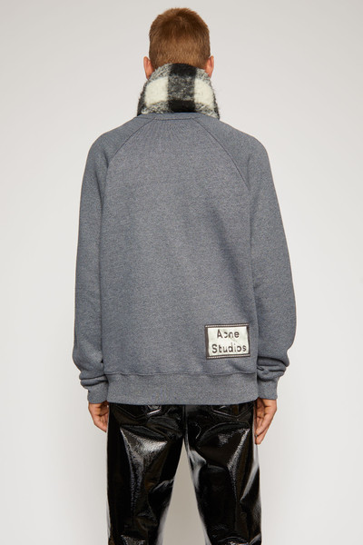 Acne Studios Reverse-label sweatshirt navy blue outlook