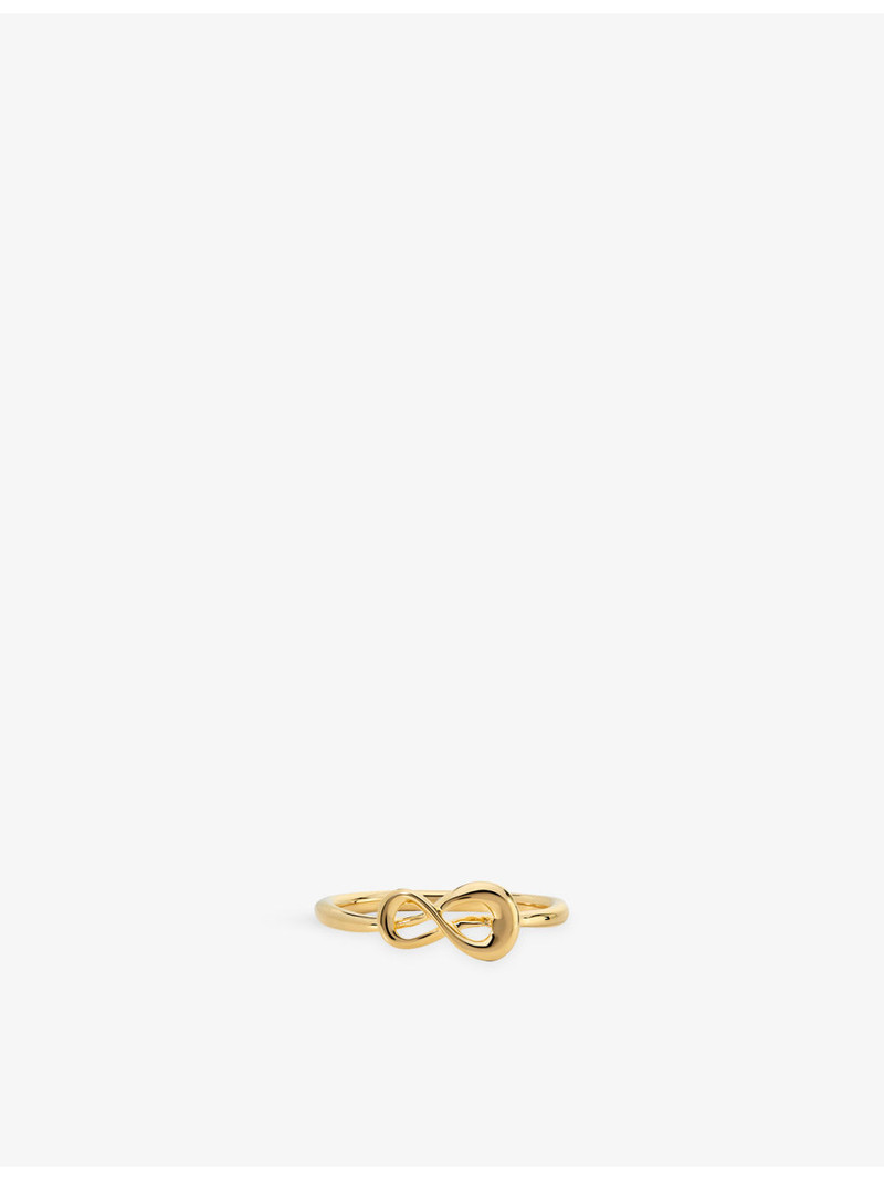 GP Infinity 18ct Yellow Gold Vermeil Ring 1