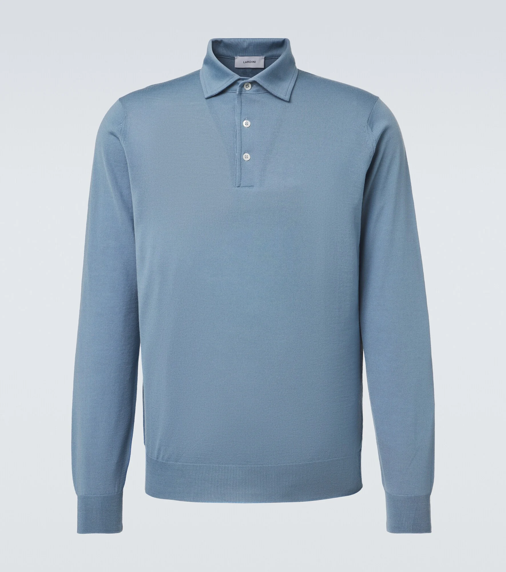 Wool polo sweater - 1