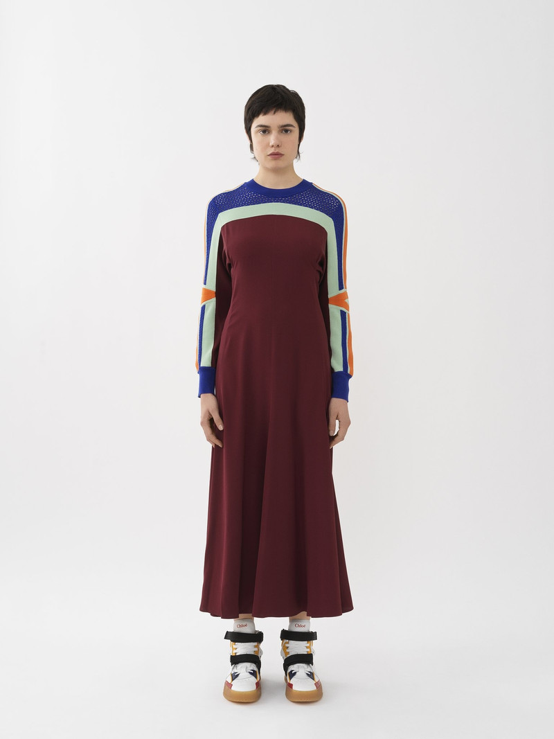 Chloé OVERSIZED LONG-SLEEVED DRESS outlook