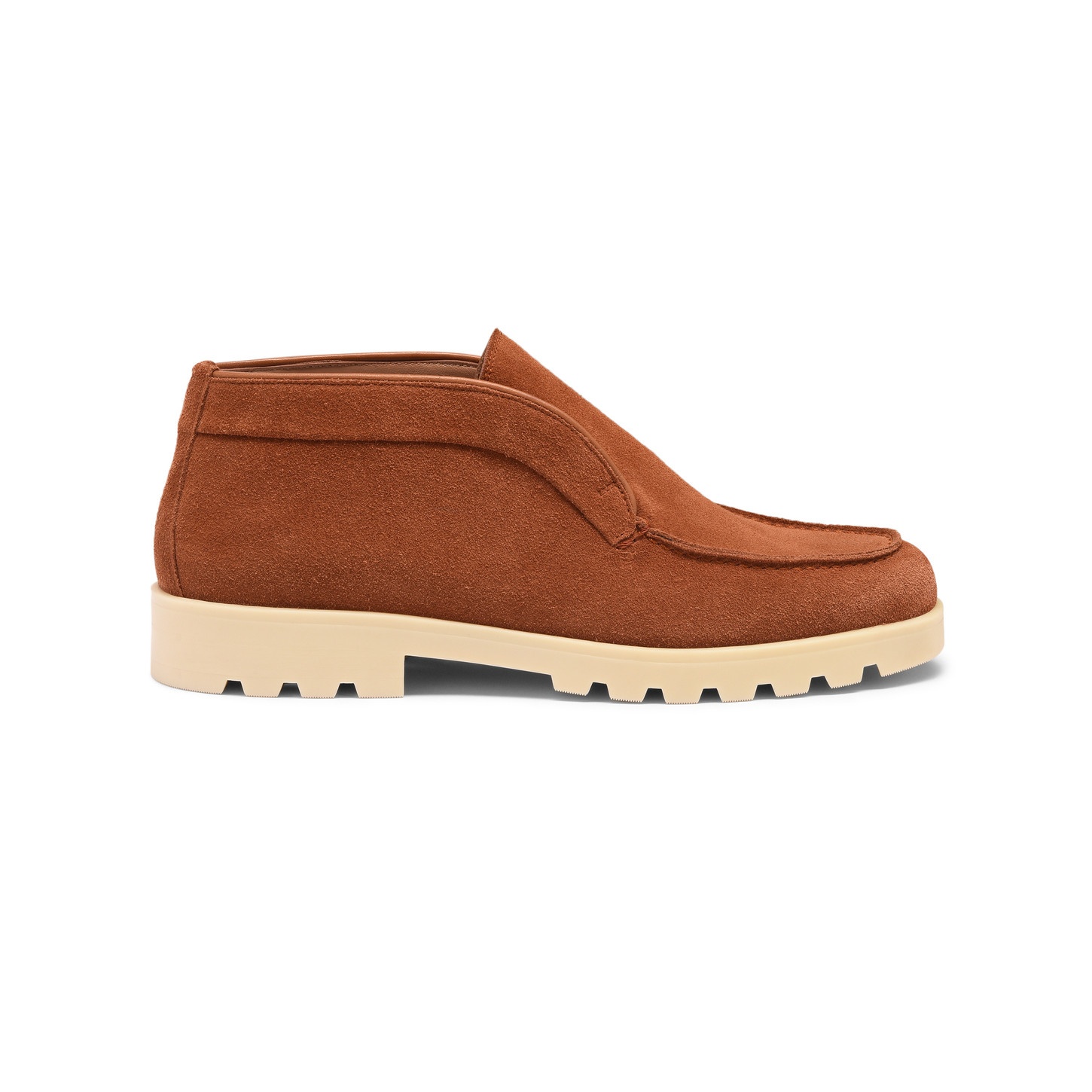 Women's orange suede desert boot - 1