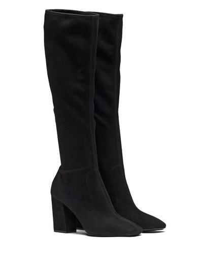 Prada mid-heel knee-length boots outlook