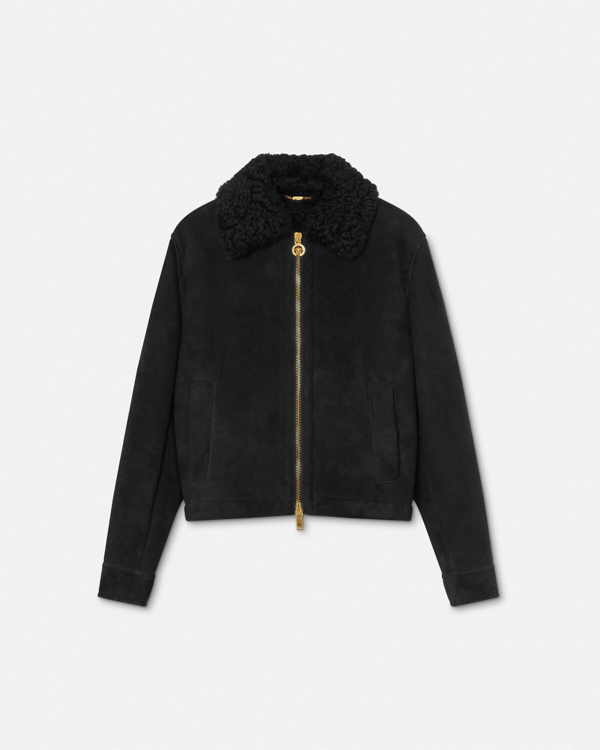 Suede Shearling Blouson Jacket - 1