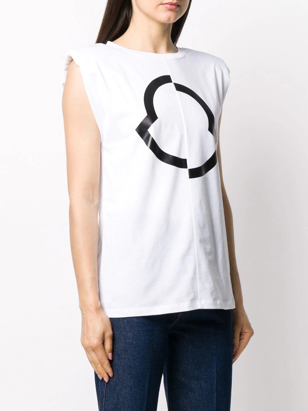 split logo tank top - 3