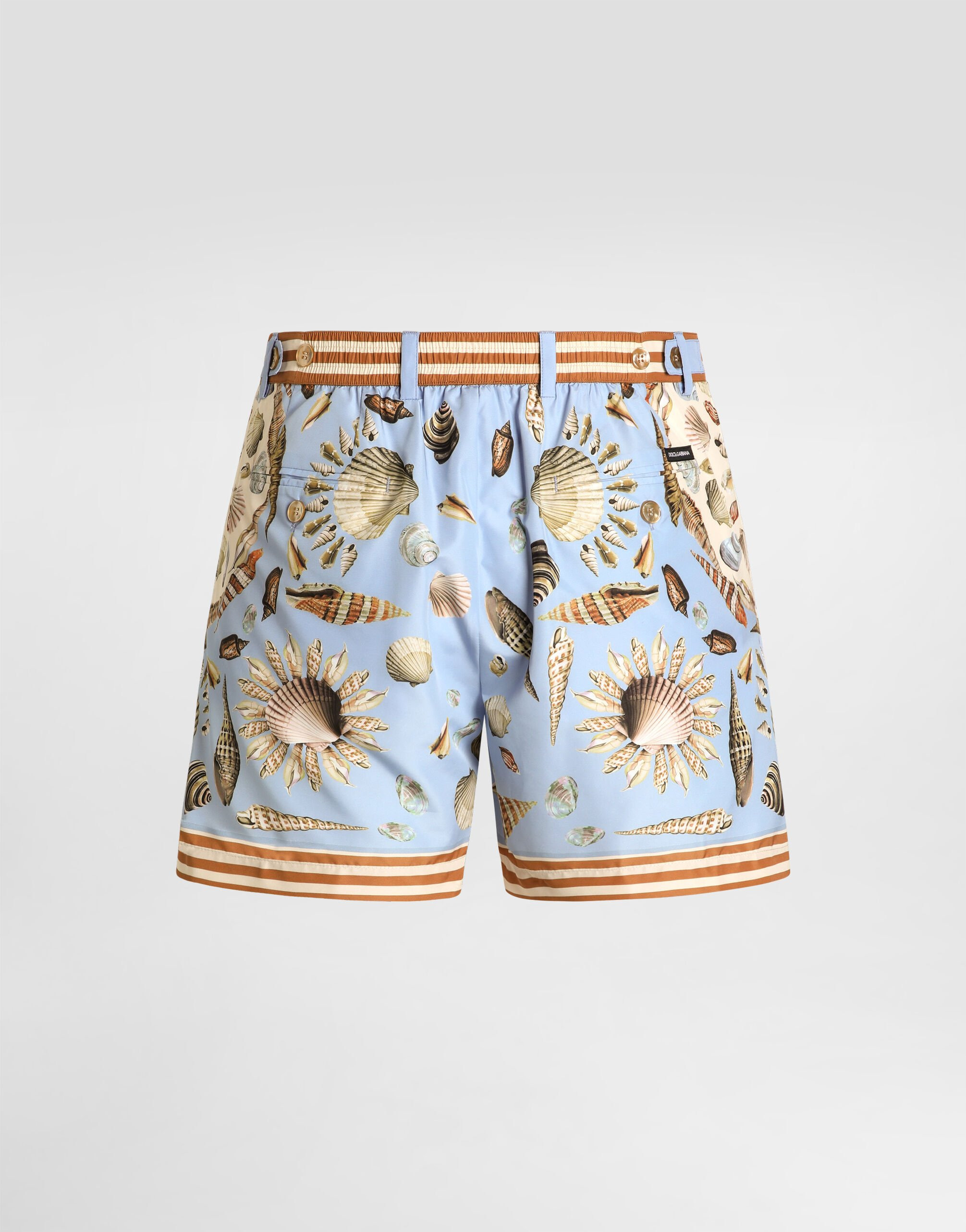 Shell-print short swim boxer shorts - 3