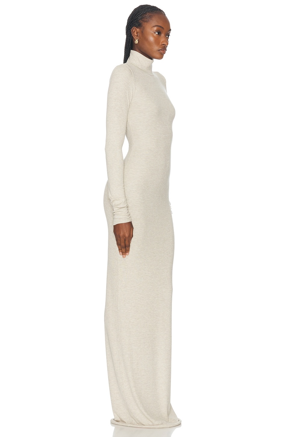 Long Sleeve Turtleneck Maxi Dress - 2