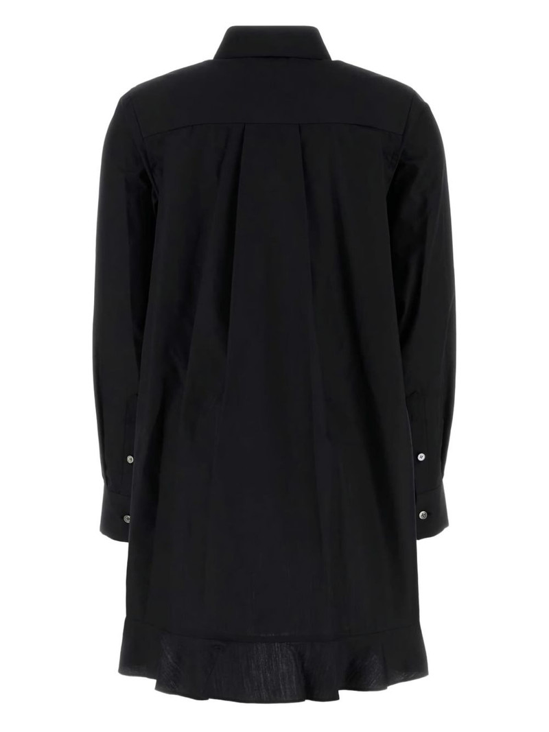 sacai poplin shirt dress outlook