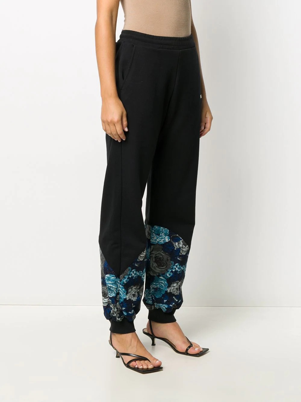 wide floral hem trousers - 3