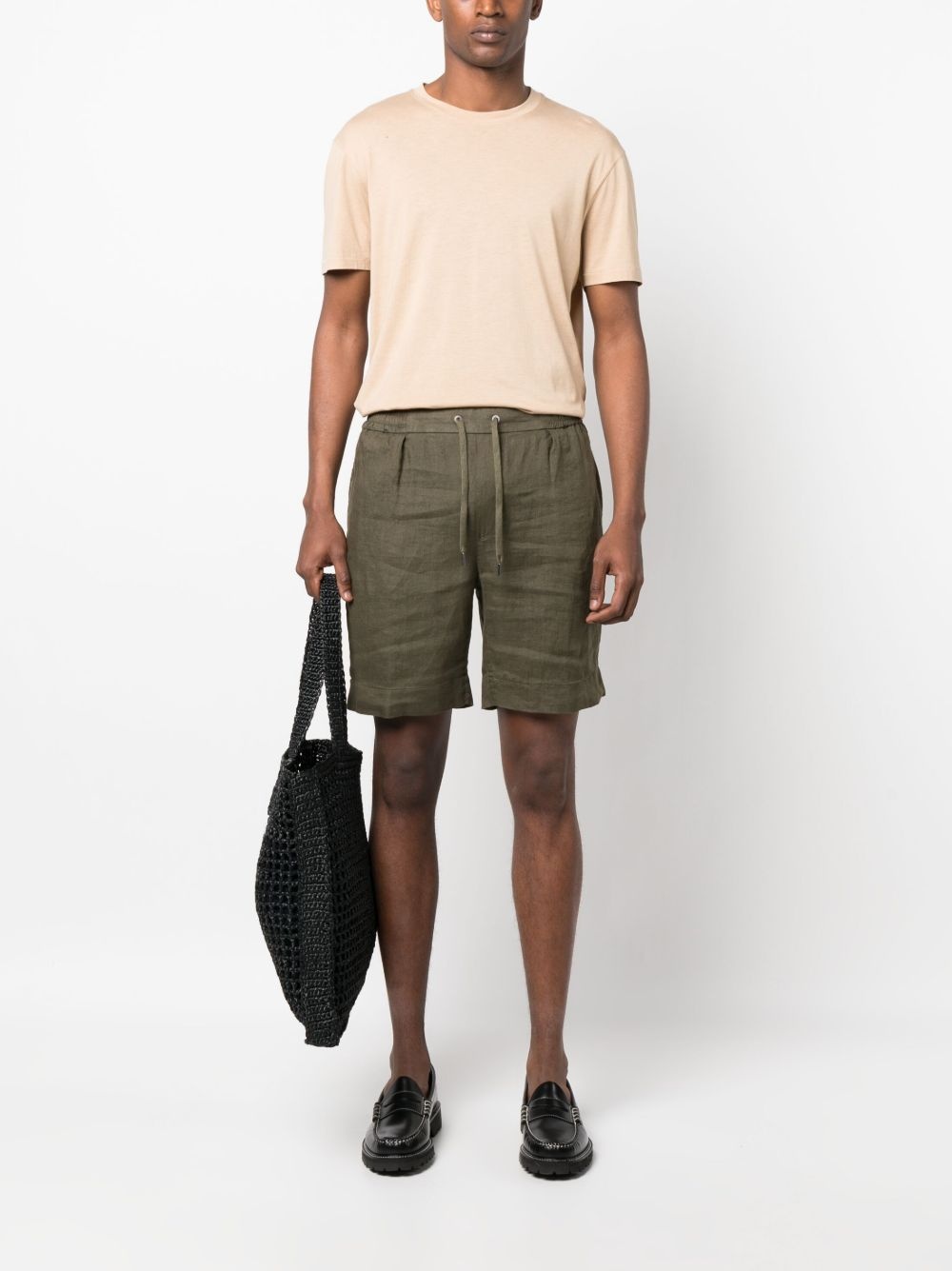 Dorset drawstring linen shorts - 2