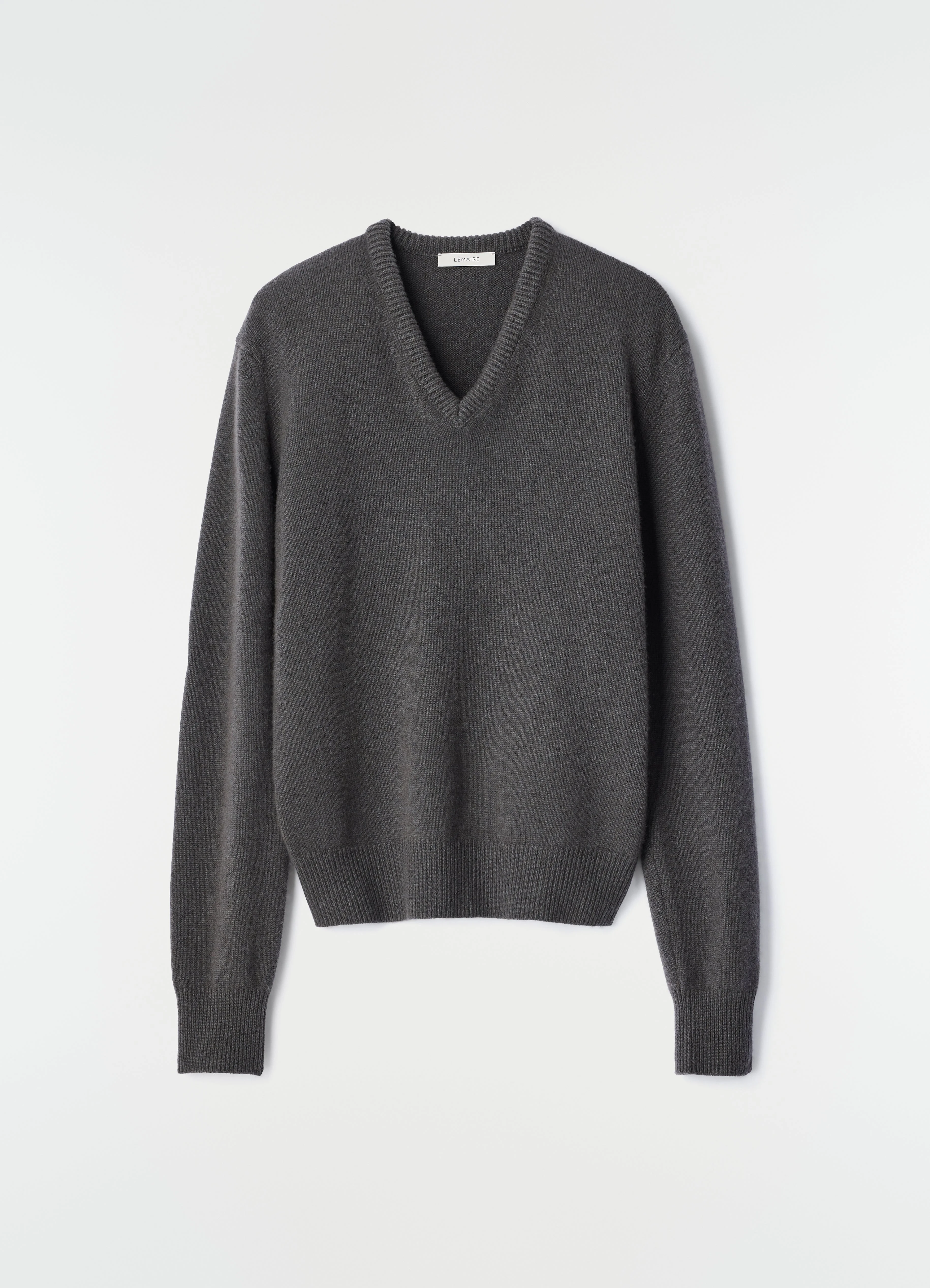 V-NECK SWEATER IN CASHMERE - 1