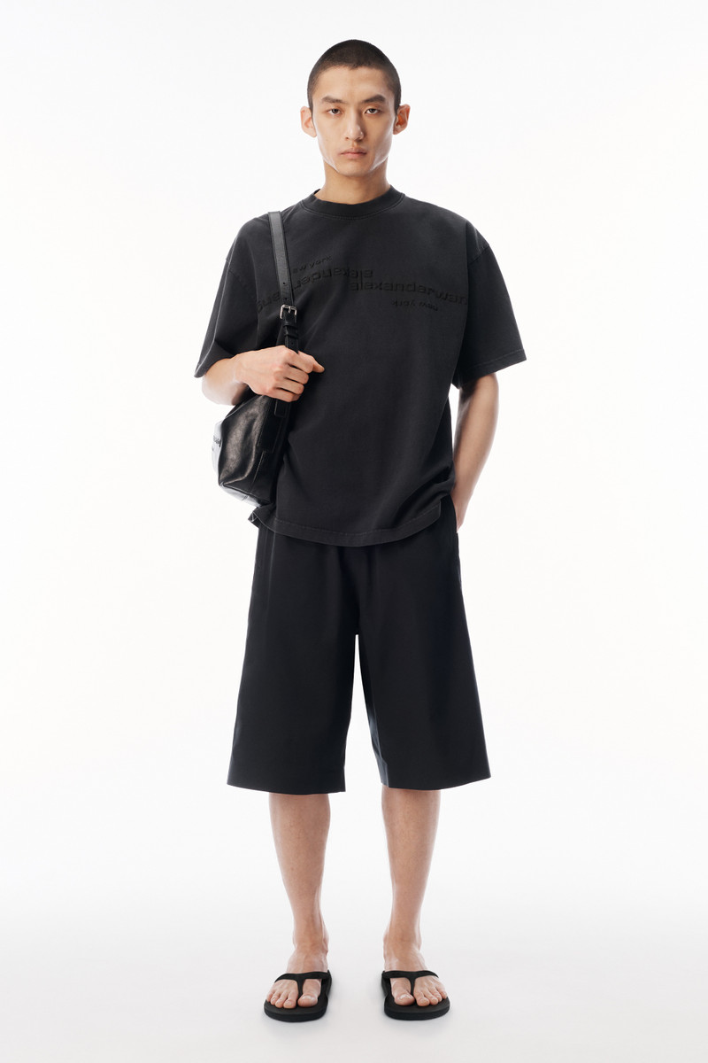 Alexander Wang MIRRORED LOGO SHORT SLEEVE TEE outlook