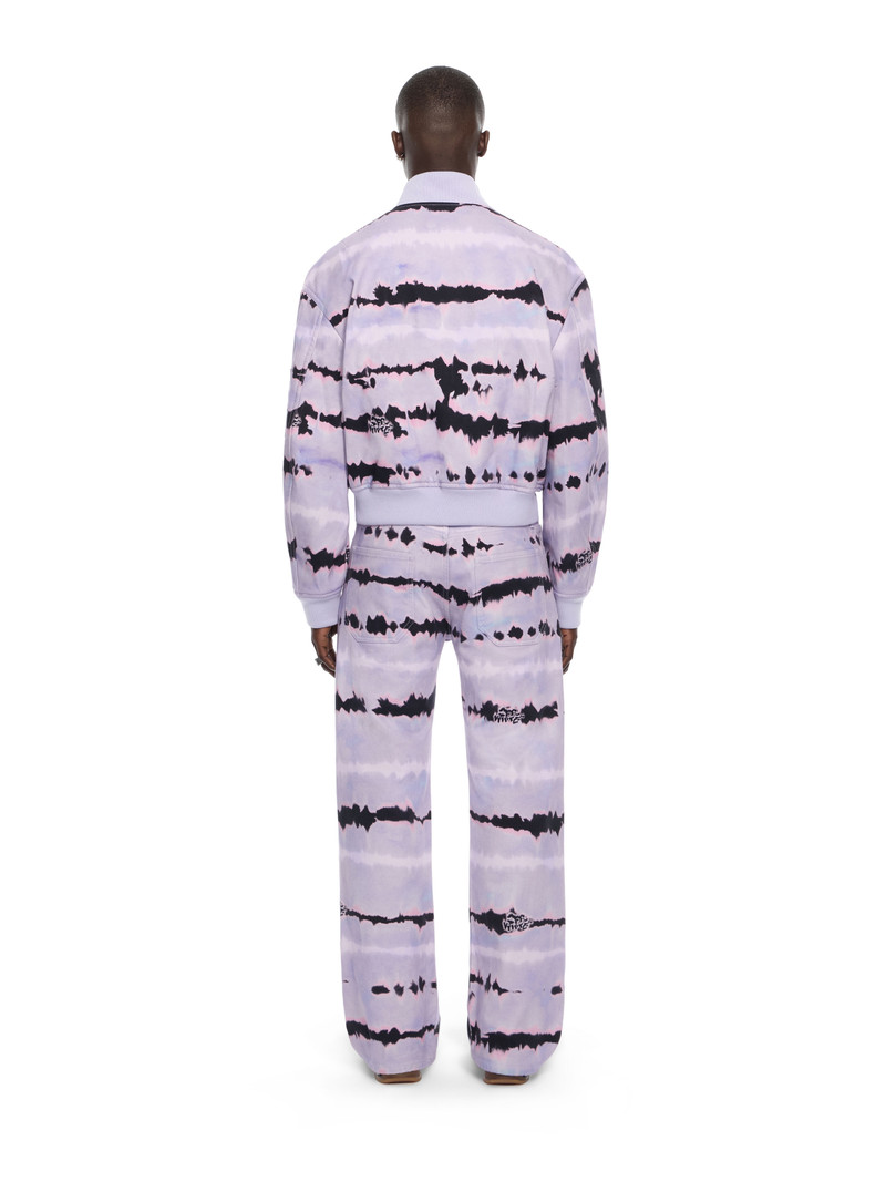 All-over Tie-dye Cropped Bomber 4