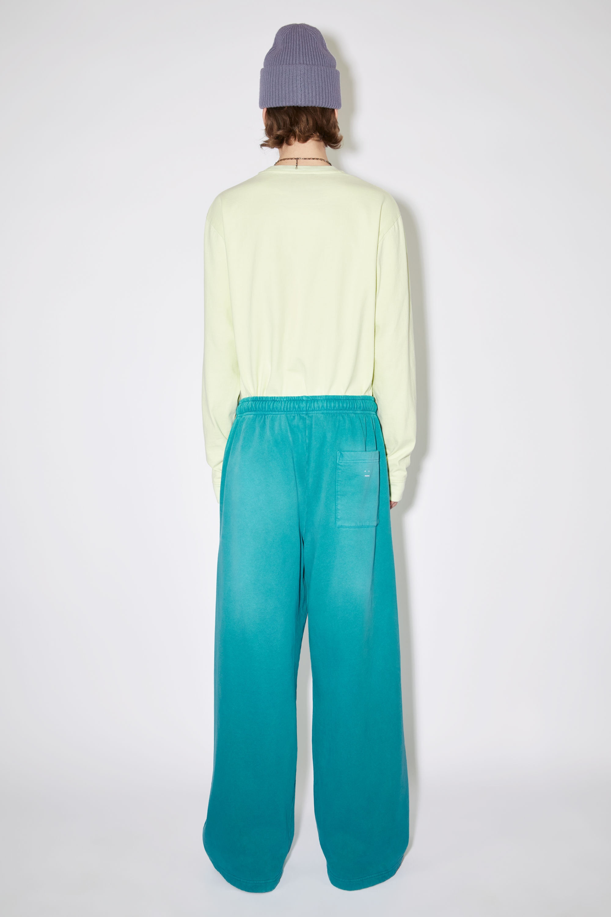 Fleece sweatpants - Sea green - 3