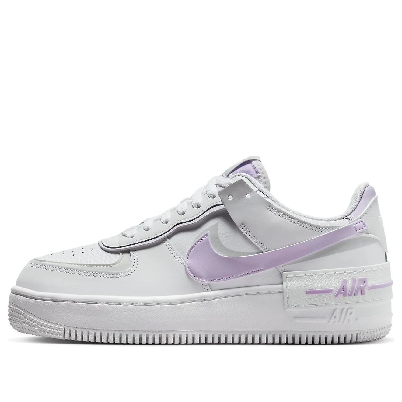 Nike Air Force 1 Low Shadow White Lilac Bloom (Women's) - 1