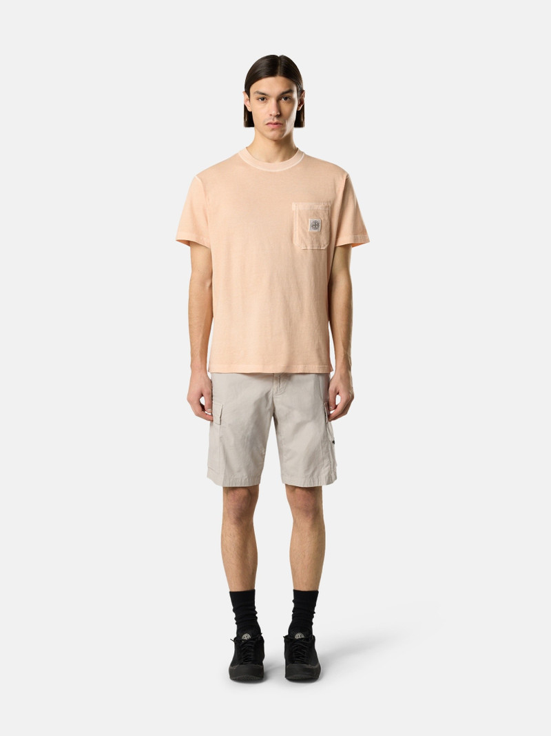 Stone Island 2100032 ORGANIC COTTON JERSEY 'FISSATO' EFFECT outlook
