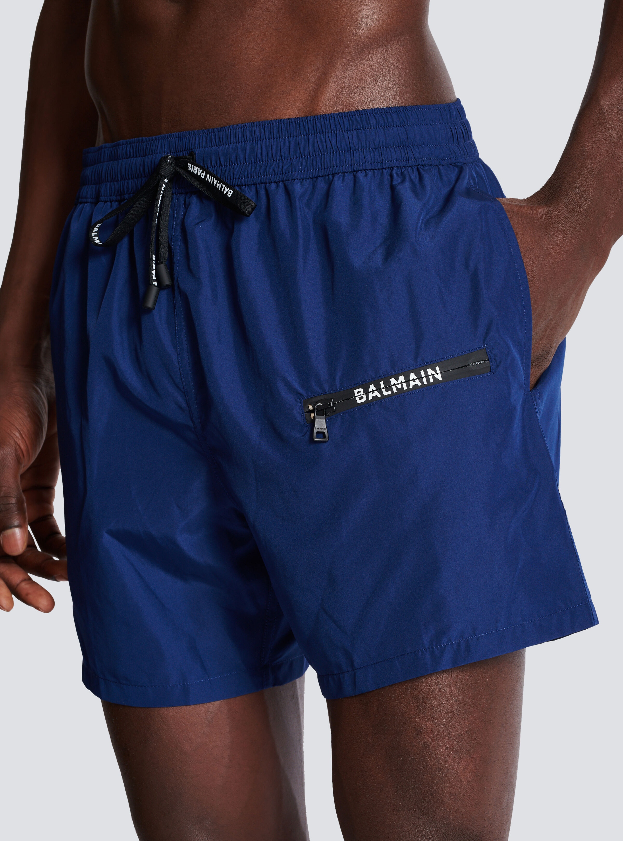 Balmain logo swim shorts - 6