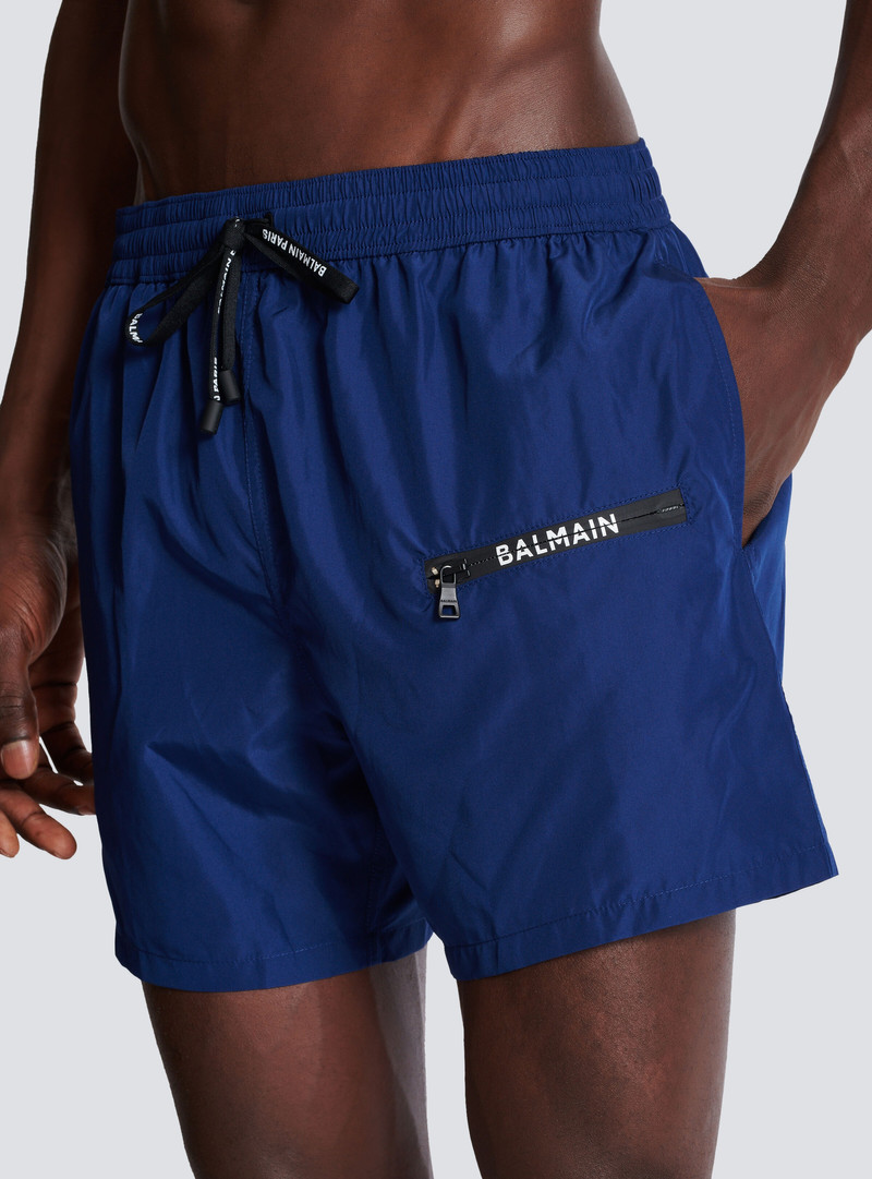 Balmain logo swim shorts 6