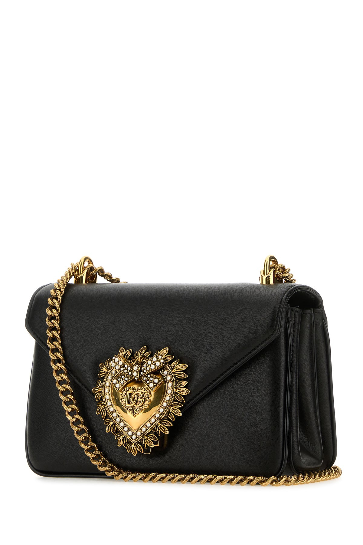 Black nappa leather Devotion shoulder bag - 2