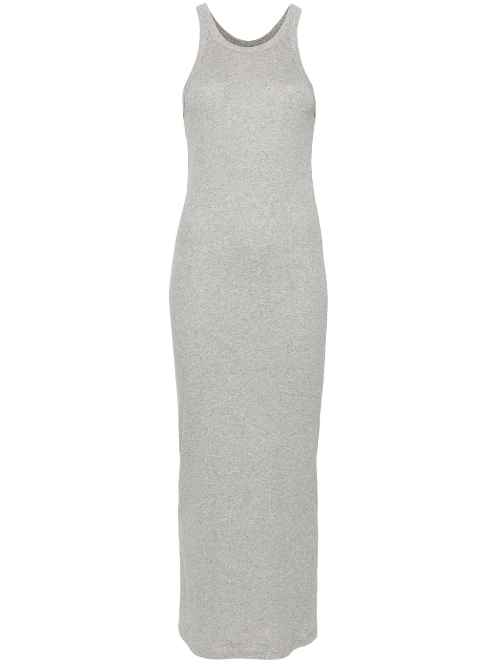 fine-ribbed jersey maxi dress - 1