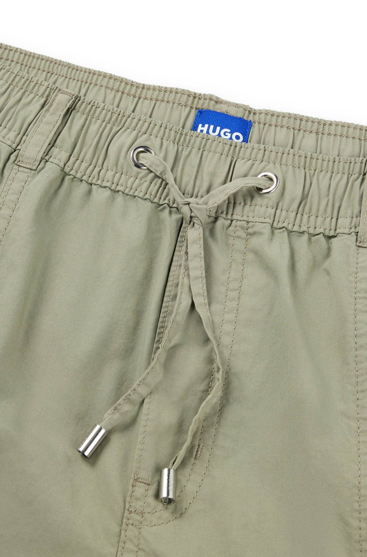RELAXED-FIT TROUSERS IN COTTON CANVAS - 6