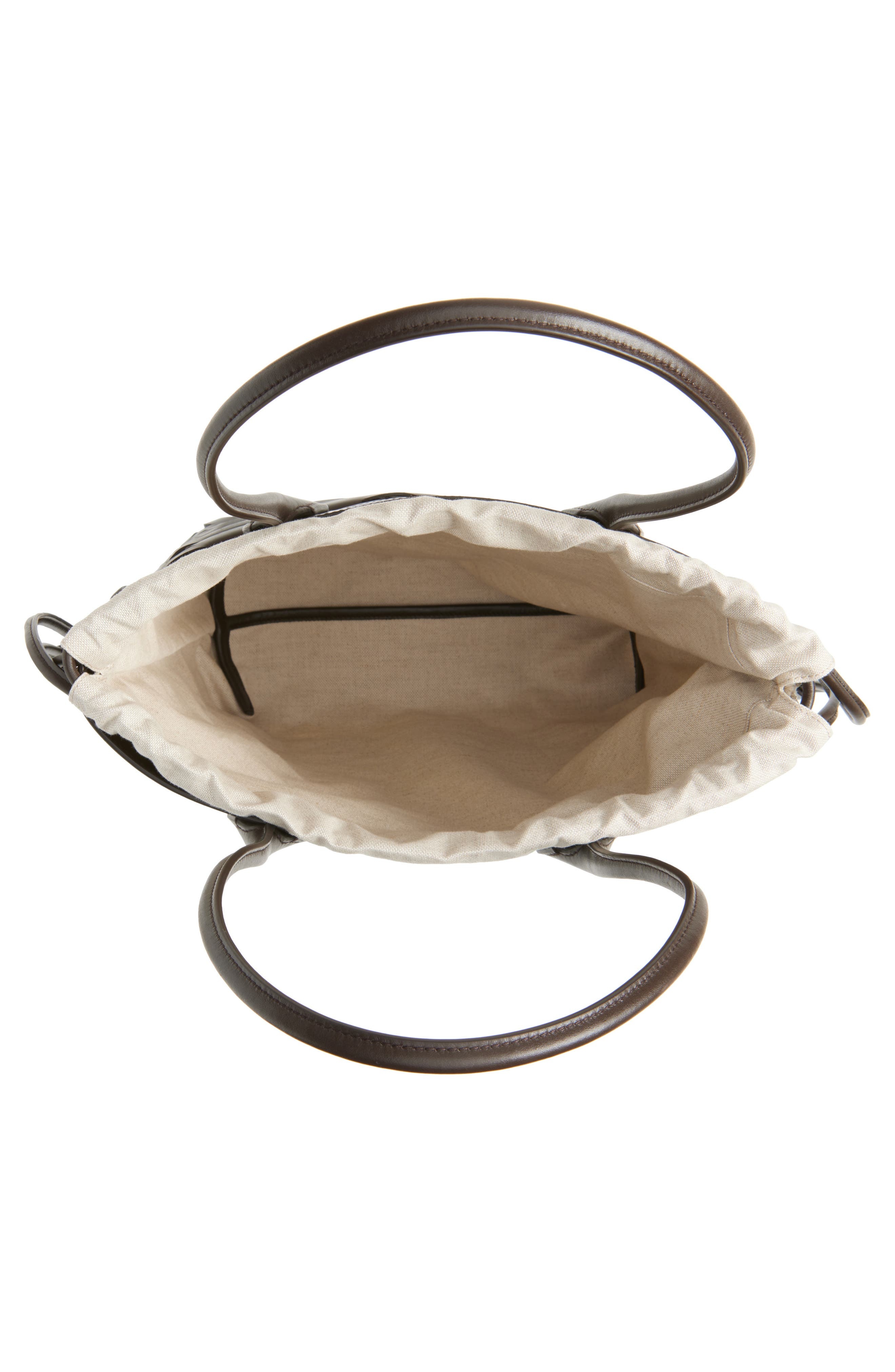 FERRAGAMO Medium Gancini Perforated Leather Tote in Testa Di M Naturale at Nordstrom - 5