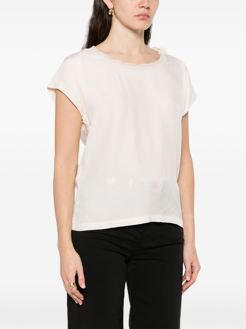 Bertha tie-detail blouse 3