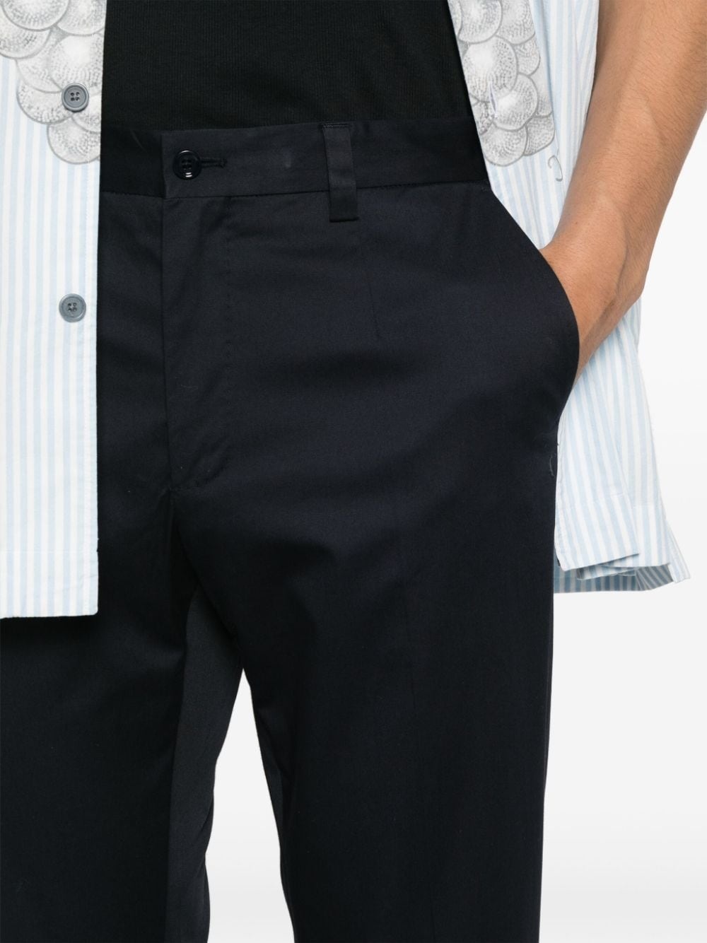 twill tailored trousers - 5