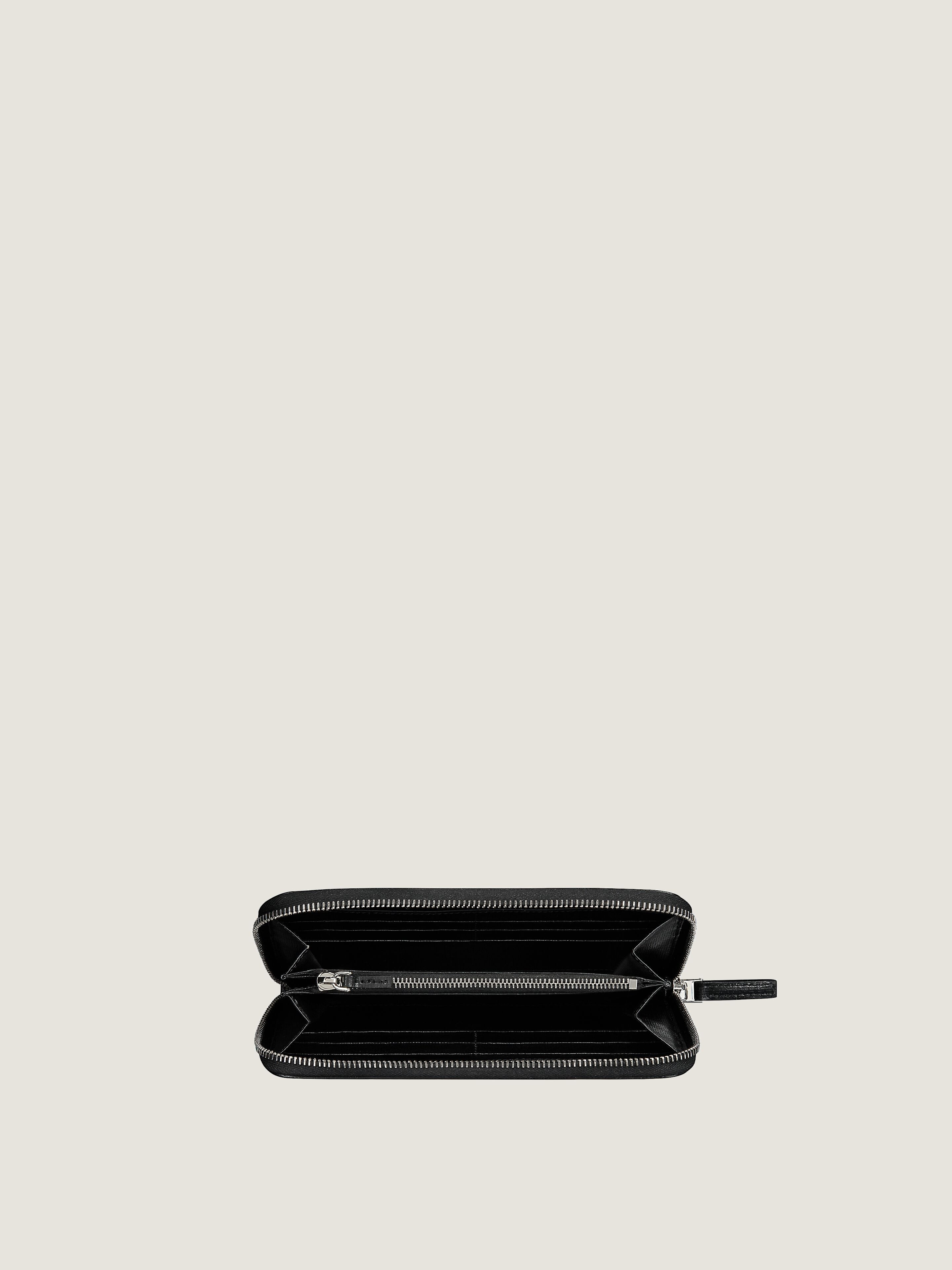 ZIPPED WALLET IN 4G CLASSIC LEATHER - 4