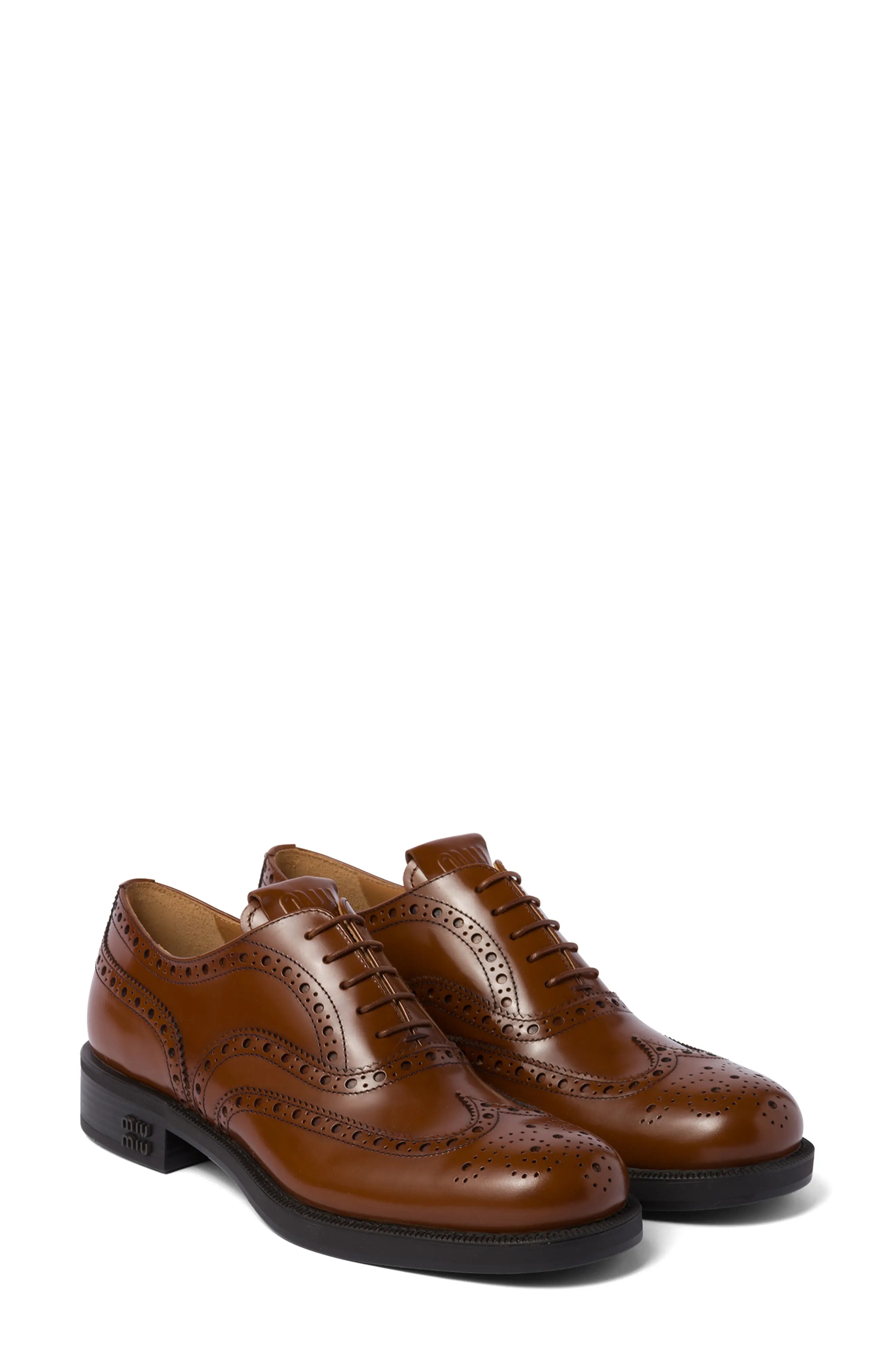 Miu Miu x Church's Wingtip Oxford nordstrom REVERSIBLE