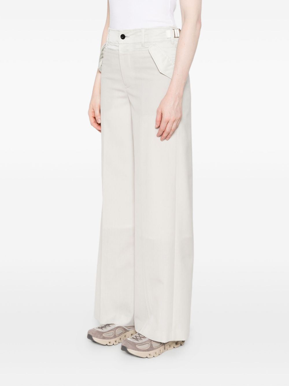 Sacai Women Nylon Trousers - 5