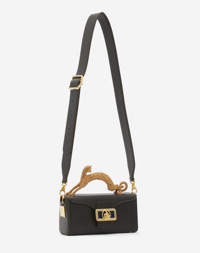 Lanvin LEATHER NANO PENCIL CAT BAG WITH RHINESTONES outlook