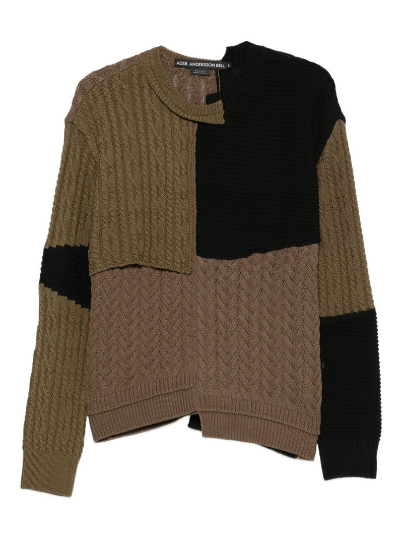 cable-knit sweater 1