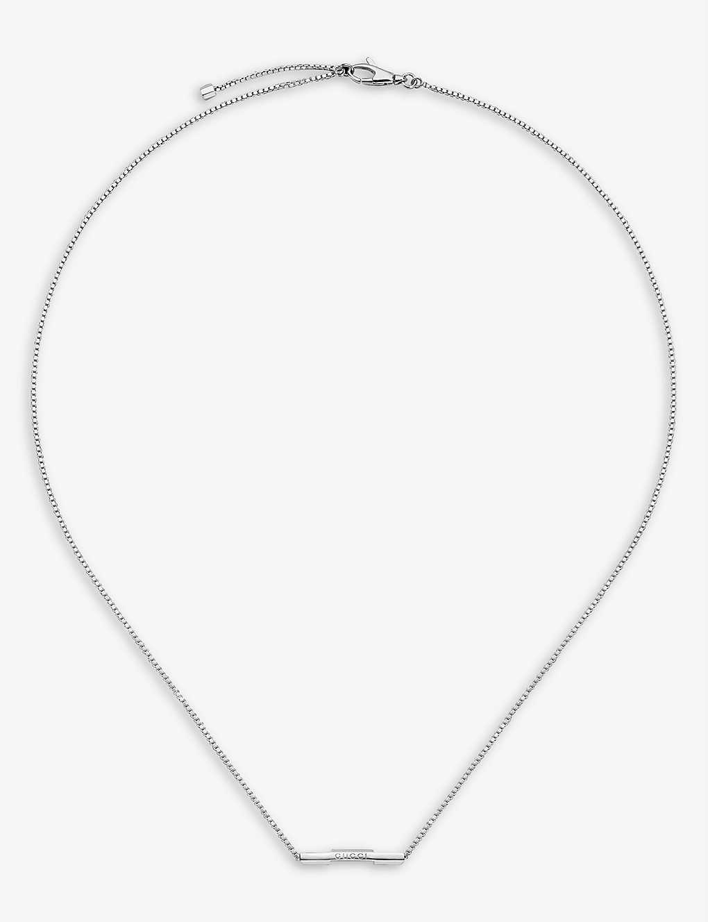 Link to Love 18ct white-gold necklace - 1