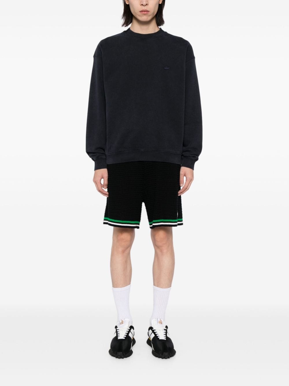 logo-patched sweatshirt - 3