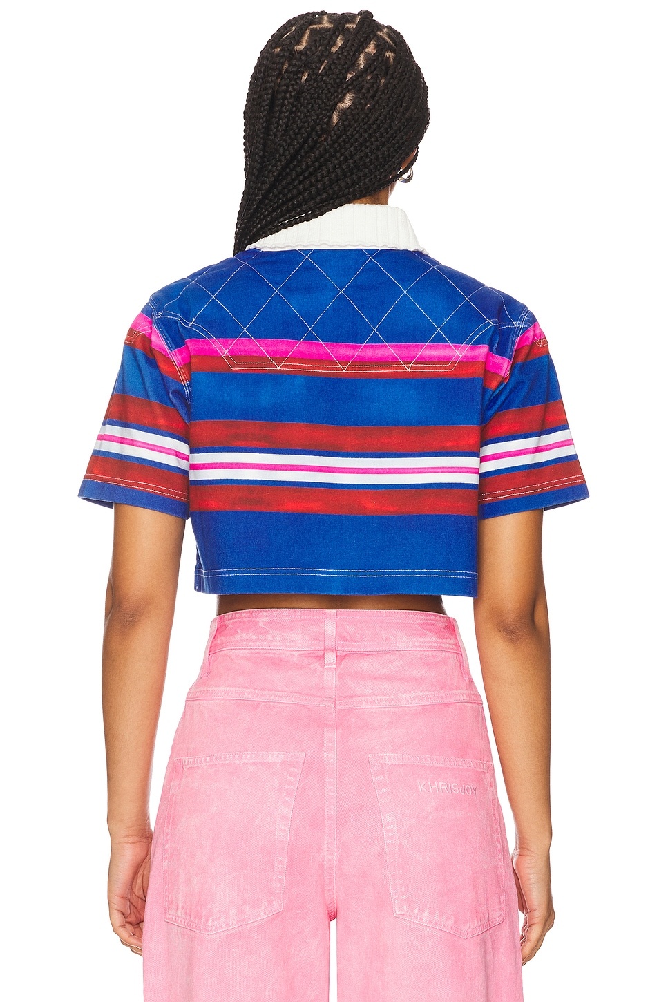 Iris Rugby Crop Polo - 3