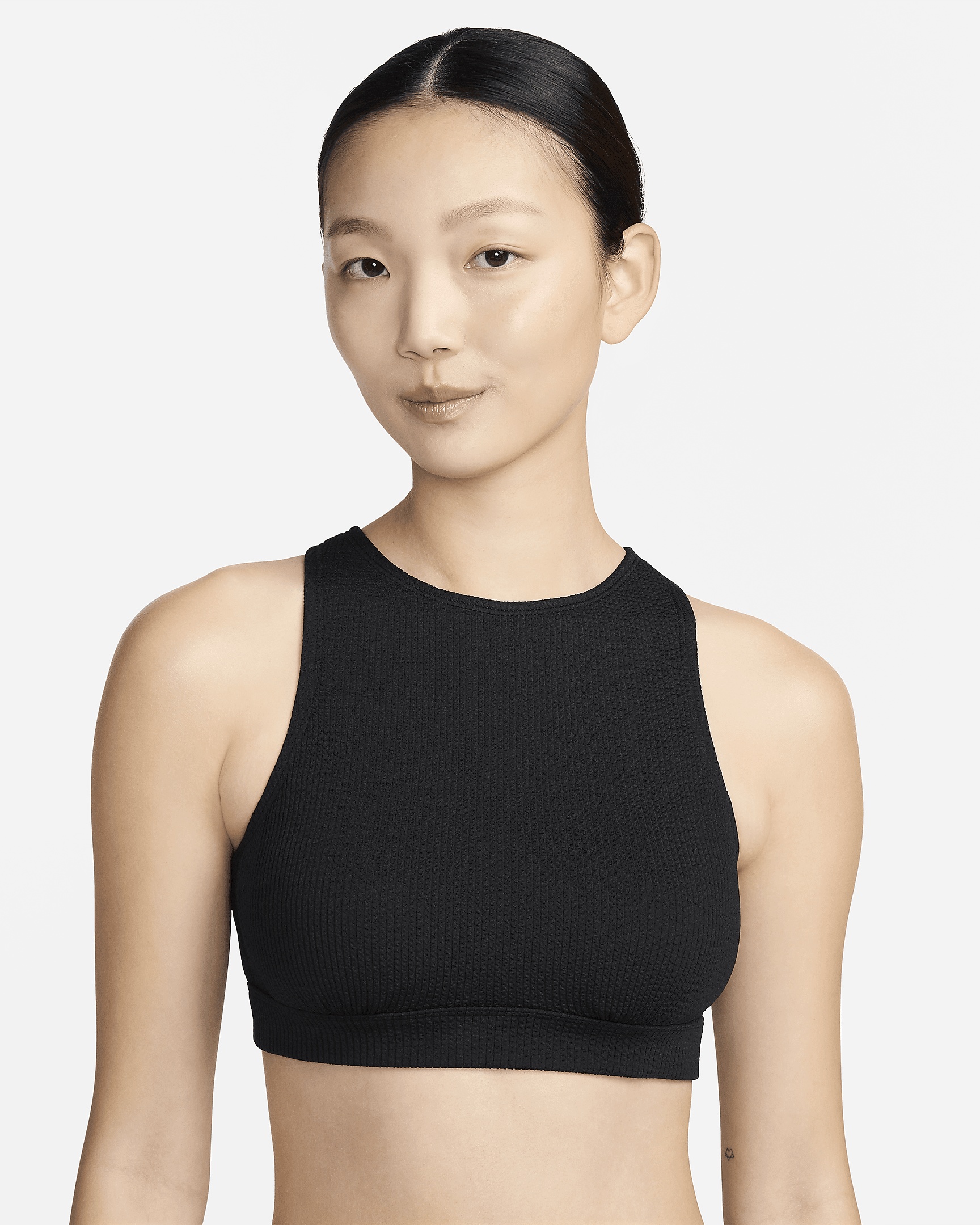 Nike Women's Swim Elevated Essential High-Neck Bikini Top - 1